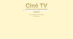 Desktop Screenshot of cine-tv.chezcolombes.com