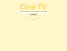Tablet Screenshot of cine-tv.chezcolombes.com